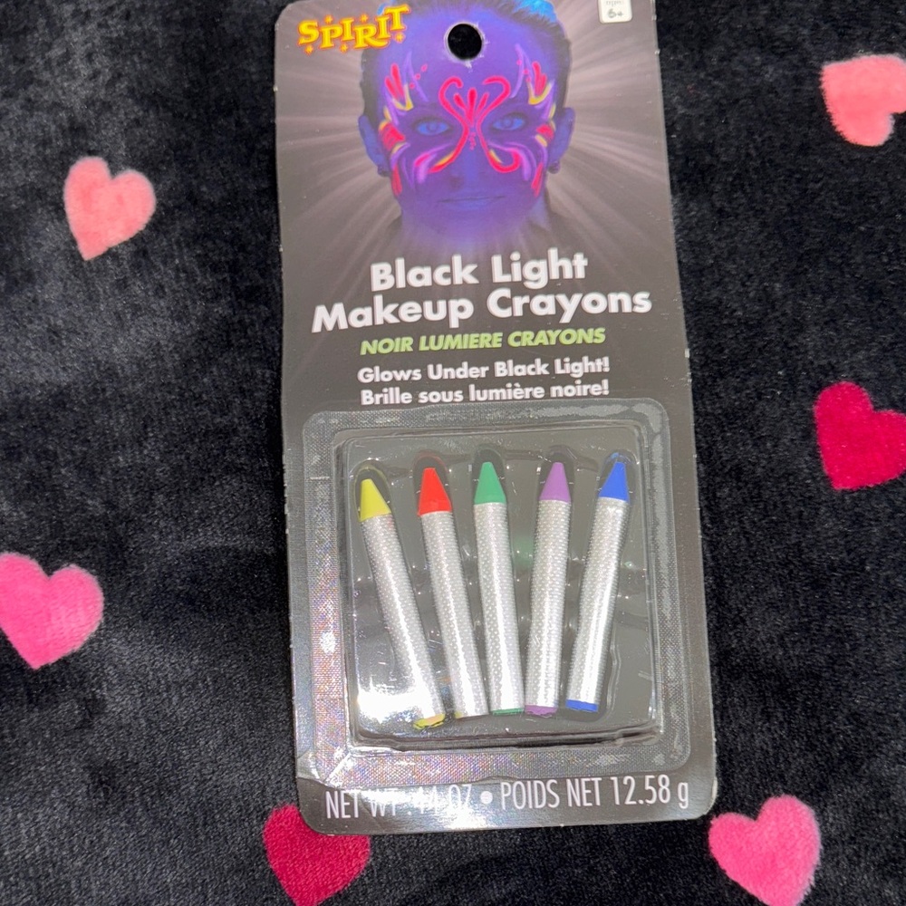 Spirit Multicolor Black Light Makeup Crayons